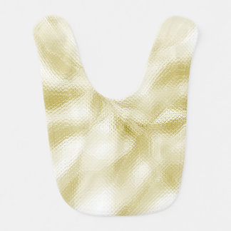 Elegant  Gold Texture Baby Bib