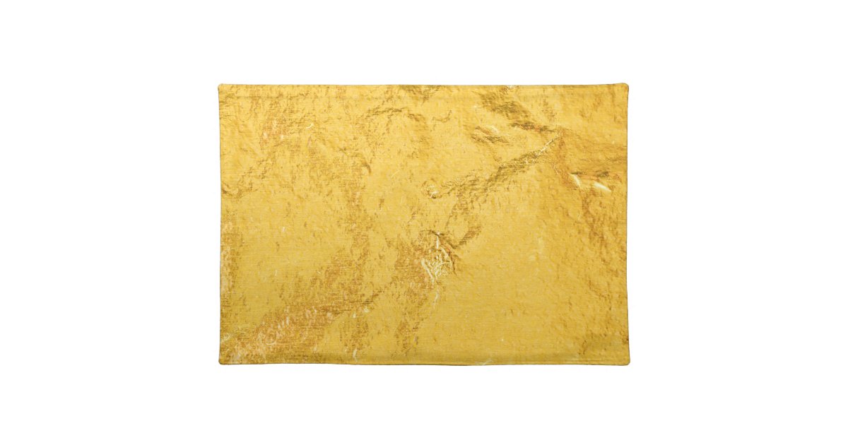 Elegant Gold Texture Placemat Zazzle