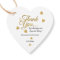 Elegant Gold Thank You Heart Wedding  