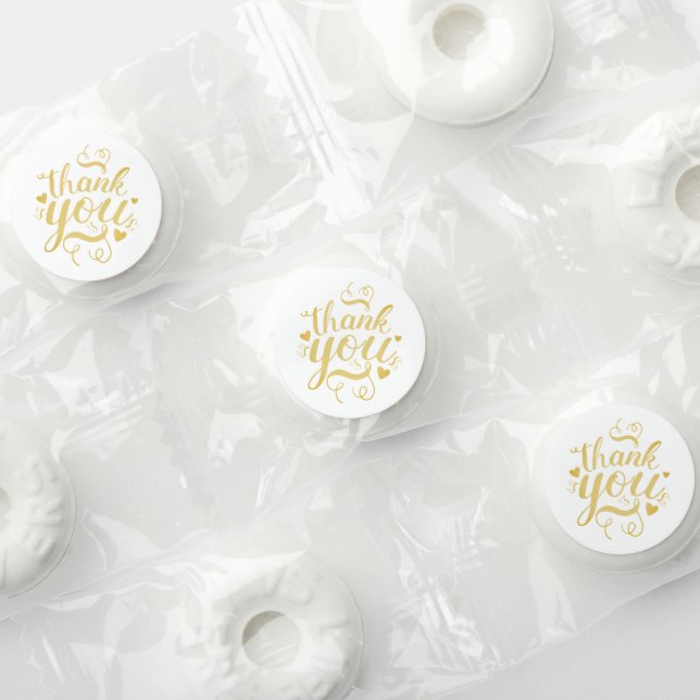 Elegant Gold Thank You Life Saver® Mints  (Assorted)