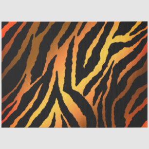 Elegant Gold Tiger Tissue Paper