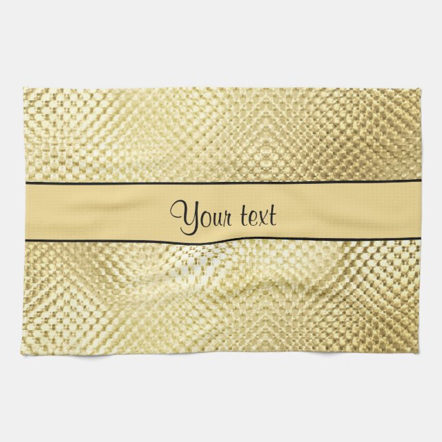 Elegant Gold Towel (Horizontal)
