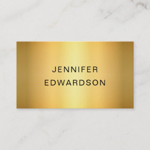 Elegant gold trendy minimalist professional busine business card
