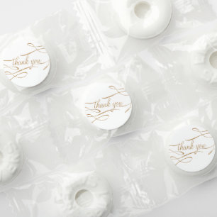 Elegant Gold Wedding Candy Favors 