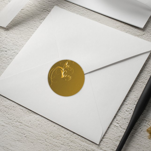 Elegant Gold Wedding Envelope Seals (Creator Uploaded)