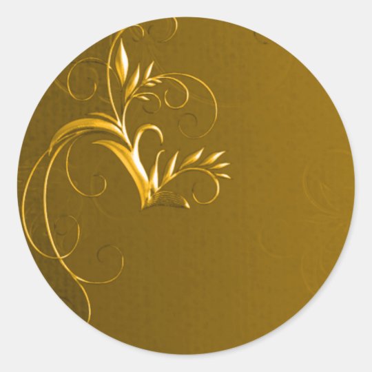 Elegant Gold Wedding Envelope Seals Zazzle