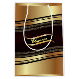 Elegant Gold Wedding Groomsmen Gift Bag