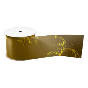 Elegant Gold Wedding Satin Ribbon