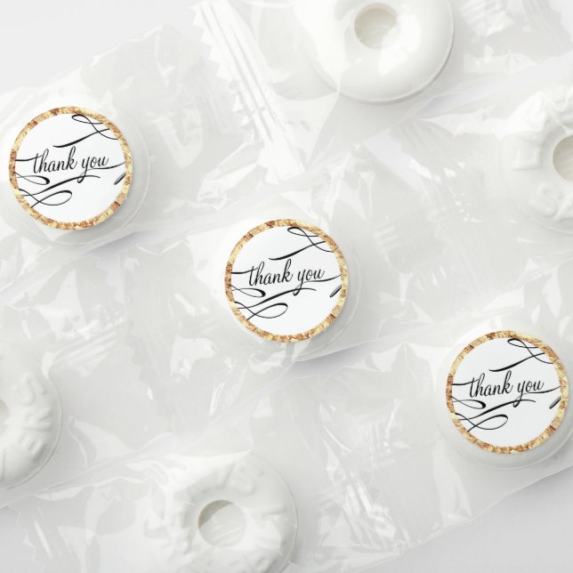 Elegant Gold Wedding Thank You Candy Favors  (Assorted)
