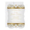 Elegant Gold White Silver Pearl Silk Birthday