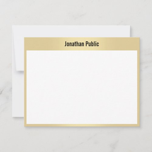 Elegant Gold White Template Trendy Modern Design