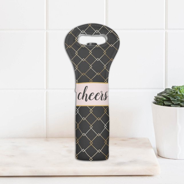 Elegant Gold Wine Tote (Creator Uploaded)