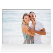 Elegant Gold Wreath (Horizontal) Holiday PhotoCard (Inside Horizontal (Top))