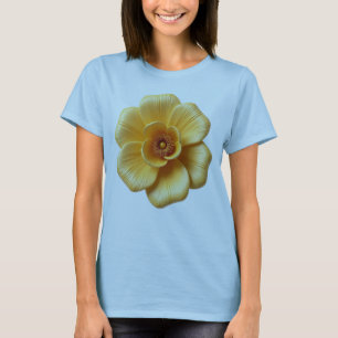 Elegant Gold-Yellow Flower Women's T-Shirt