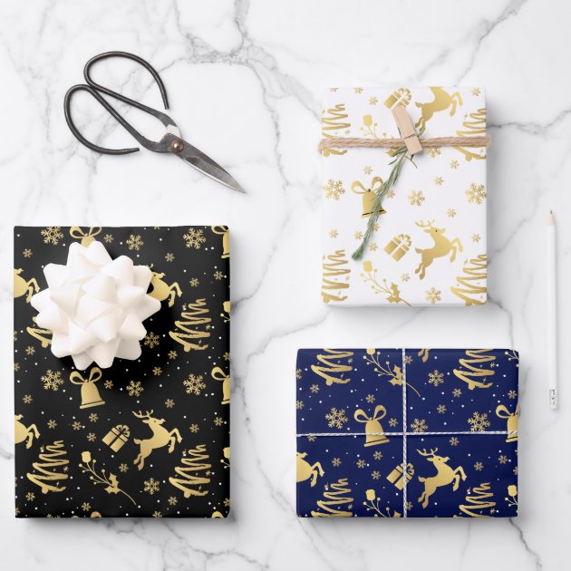 Luxury christmas wrapping deals paper