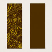 Elegant Golden Bookmark or Tag (Front & Back)