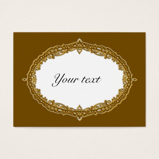 Customizable Elegant Golden Christmas Tag Business Card Template
