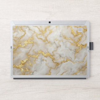 Elegant Golden Marble  HP Laptop Skin