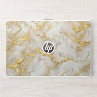Elegant Golden Marble  HP Laptop Skin