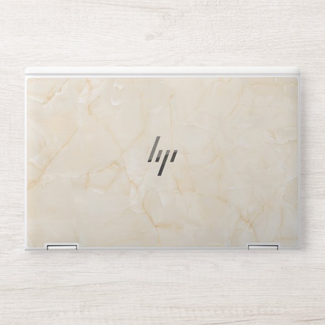 Elegant Golden Marble Laptop skin (Front)