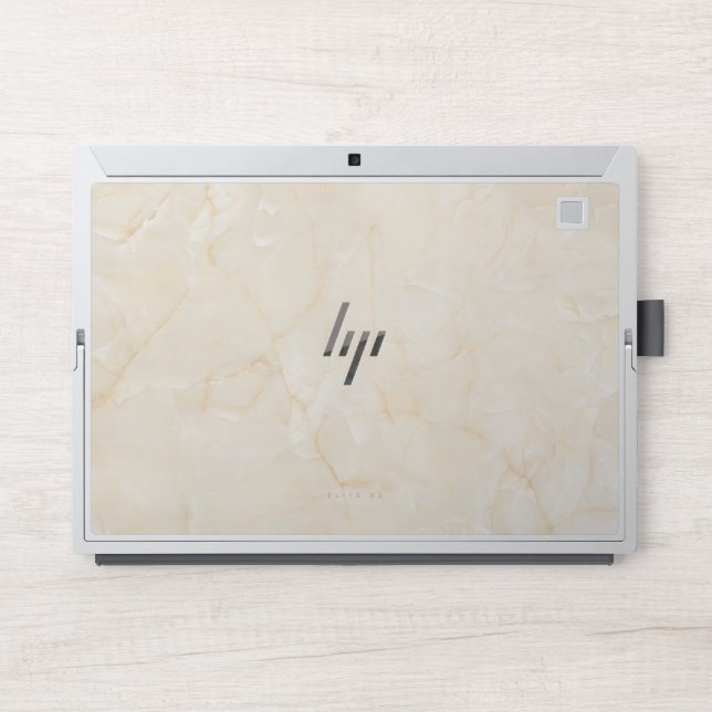 Elegant Golden Marble Laptop skin (Front)