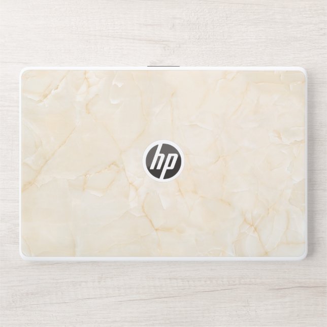 Elegant Golden Marble Laptop skin (Front)