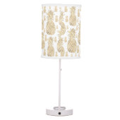 elegant golden pineapples pattern table lamp (Back)