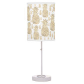 elegant golden pineapples pattern table lamp (Front)