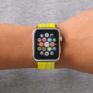 Elegant Golden Silver Tone Apple Watch Band