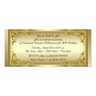 golden ticket invitation