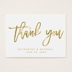 Elegant Golden Wedding Favor Tags