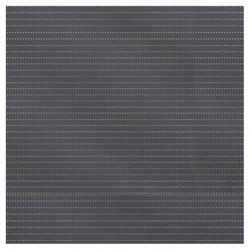 Elegant Golden Yellow Dashed Stripes Bluish Gray Fabric
