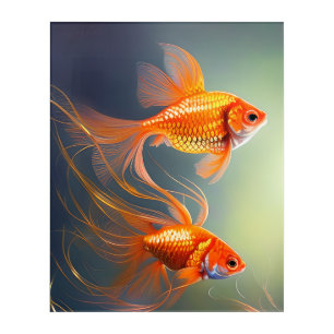 Elegant Goldfish Fantasy Art