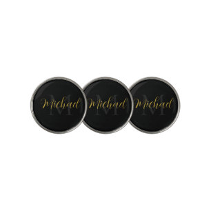 Elegant Golf Ball Marker Featuring Name and Initia