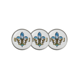 Elegant Golf Fleur De Lis Design Golf Ball Marker
