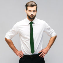 Elegant Golf Icons Pattern Neck Tie