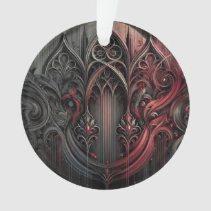 Elegant Gothic Acrylic Ornament