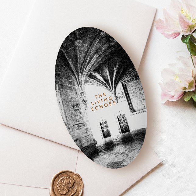 Elegant Gothic Architecture Sketch Personalized Paperweight (Creator Uploaded)