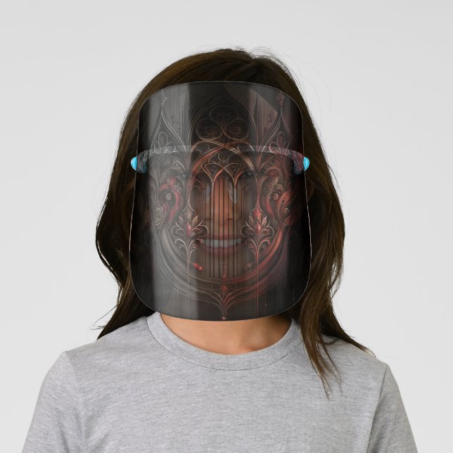 Elegant Gothic Art Face Shield (Insitu)
