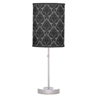 Elegant Gothic Damask Pattern Table Lamp