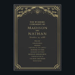 Elegant Gothic Gold Tarot Wedding Program<br><div class="desc">Elegant and modern wedding design inspired by a tarot card. Design is not real foil. You can customize this further by clicking on the "PERSONALIZE" button. Matching Items in our shop for a complete party theme. For further questions please contact us at ThePaperieGarden@gmail.com</div>