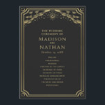 Elegant Gothic Gold Tarot Wedding Program<br><div class="desc">Elegant and modern wedding design inspired by a tarot card. Design is not real foil. You can customize this further by clicking on the "PERSONALIZE" button. Matching Items in our shop for a complete party theme. For further questions please contact us at ThePaperieGarden@gmail.com</div>