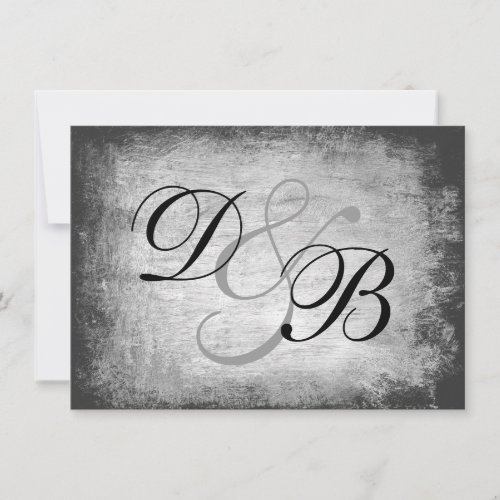 Elegant Gothic Grunge Invitations