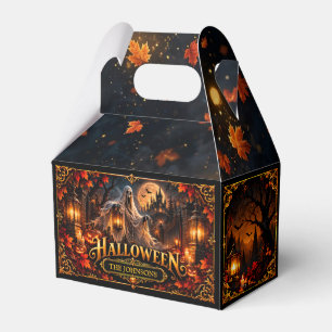 Elegant Gothic Halloween Ghost Custom Favor Box