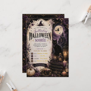 Elegant Gothic Halloween Party Invitation 