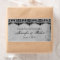 Elegant Gothic Lace Posh Water Bottle Label