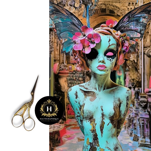 Elegant Gothic Paris Gargoyle Decoupage  Tissue Paper (Creator Uploaded)