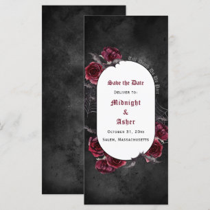 Elegant Gothic Till Death Do Us Part Save The Date