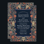 Elegant Gothic Victorian Gold Foil Wedding Invitation<br><div class="desc">This elegant and gothic wedding design. Perfect for a victorian,  gothic,  or Halloween wedding theme. You can customize this further by clicking on the "PERSONALIZE" button. Matching Items in our shop for a complete party theme. For further questions please contact us at ThePaperieGarden@gmail.com</div>