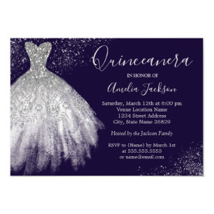 Quinceanera Purple Invitations 3